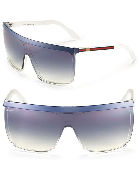 gucci transparent sunglasses|gucci flat top sunglasses.